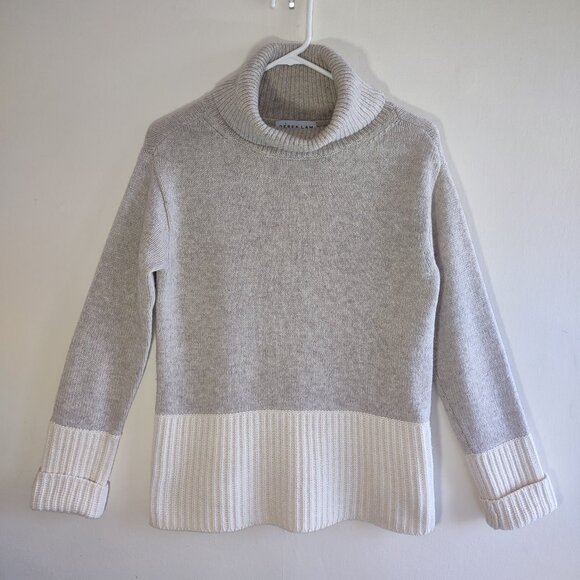 Derek Lam Wool Blend Sweater High Neck Pullover Beige Cream Size Small Apres Ski - Picture 8 of 13
